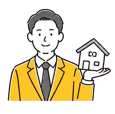 不動産業の男性