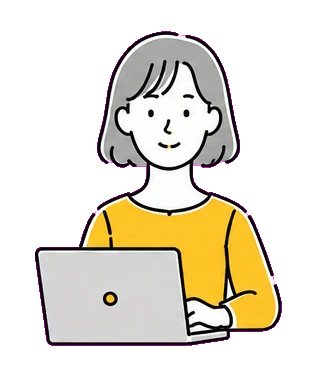 WEBライターの女性